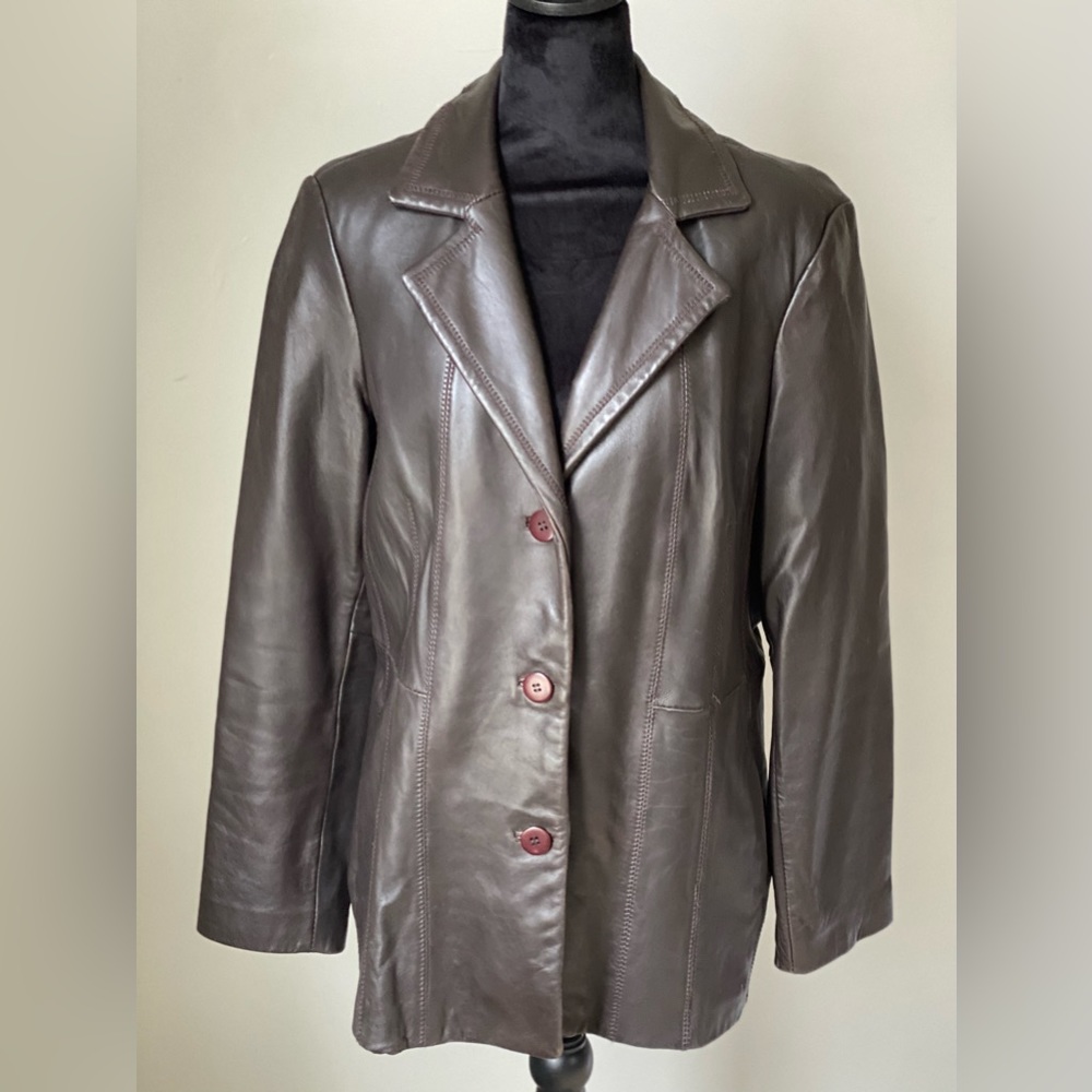 Women’s Avanti NY Brown Leather Jacket